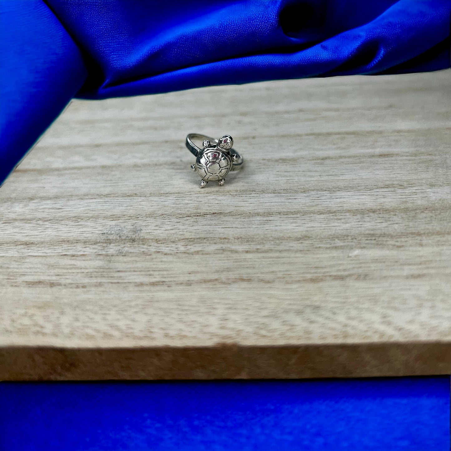 Silver Turtle Ring