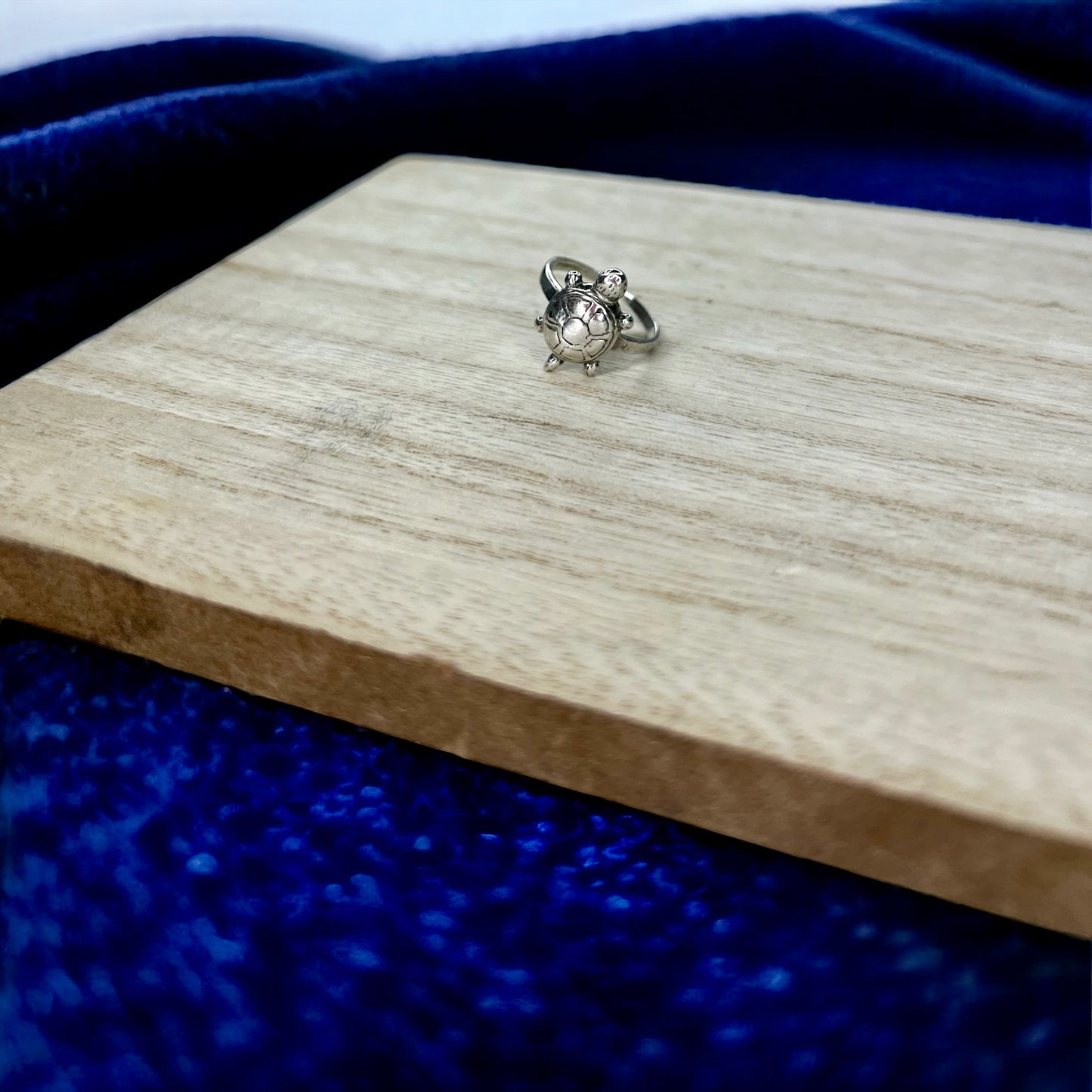 Silver Turtle Ring