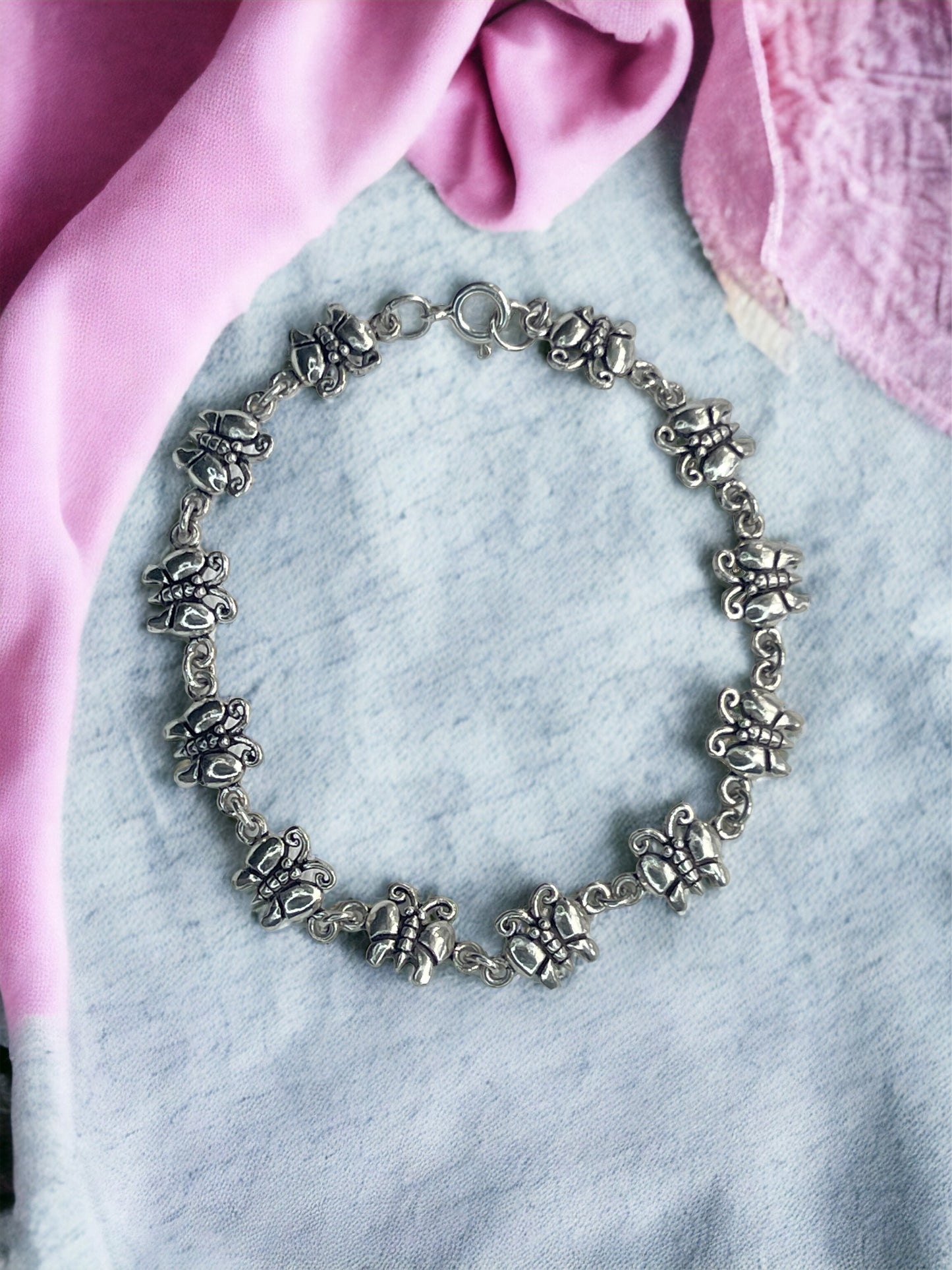 Butterfly Silver Bracelet
