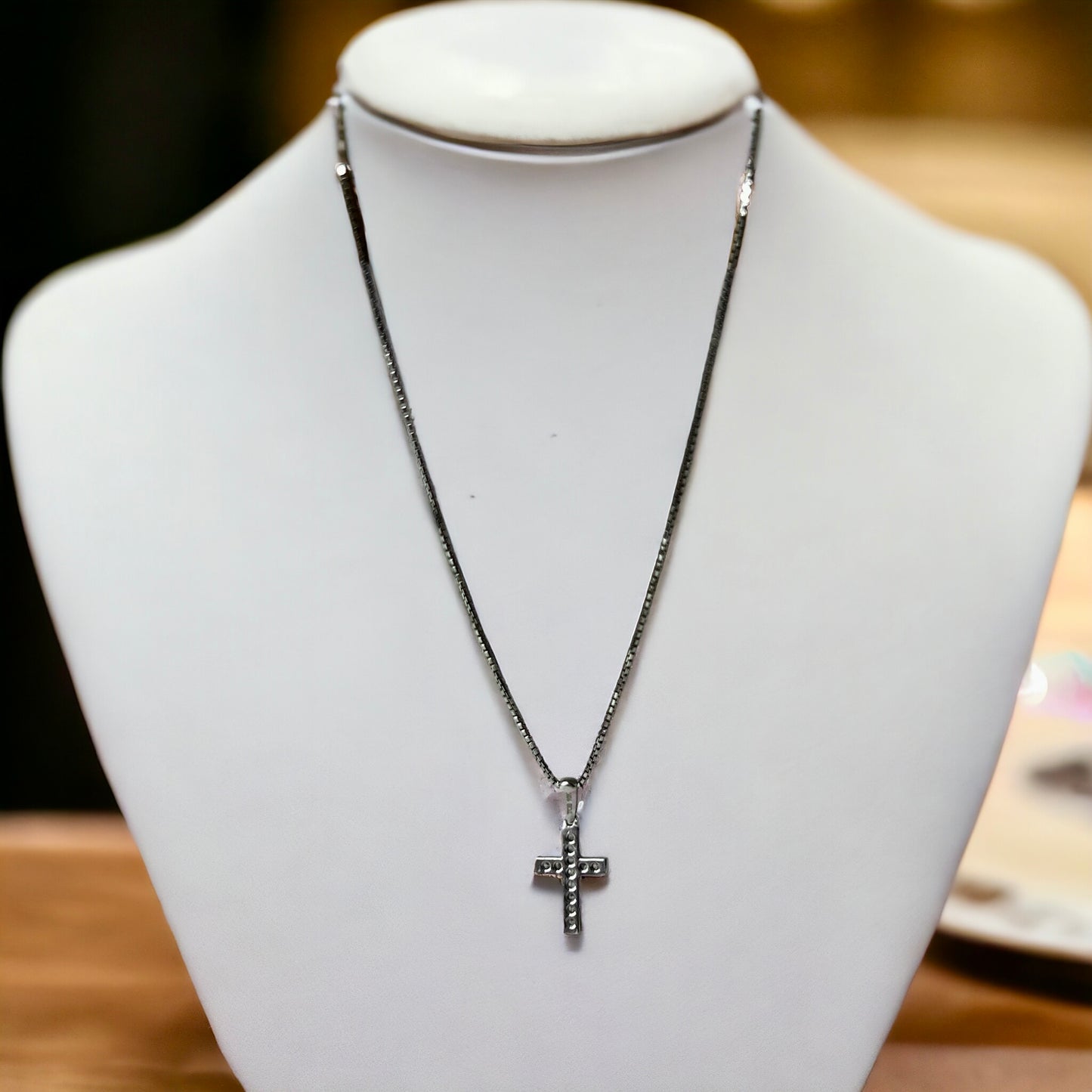 Small Cross Pendant Necklace