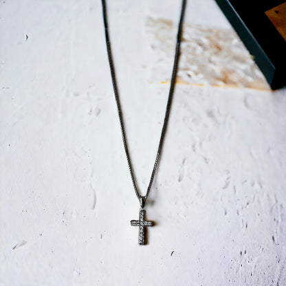 Small Cross Pendant Necklace