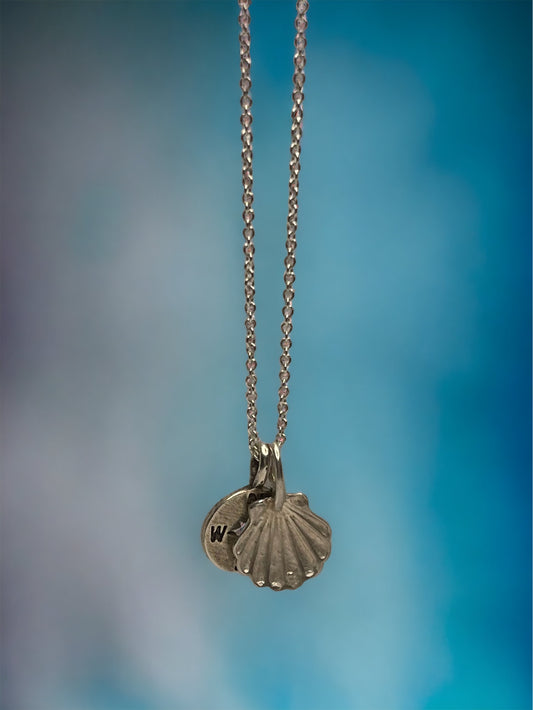 Seashell & Compass Necklace