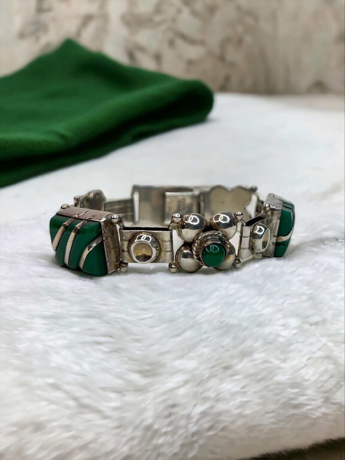 Vintage Mexican Chunky Bracelet