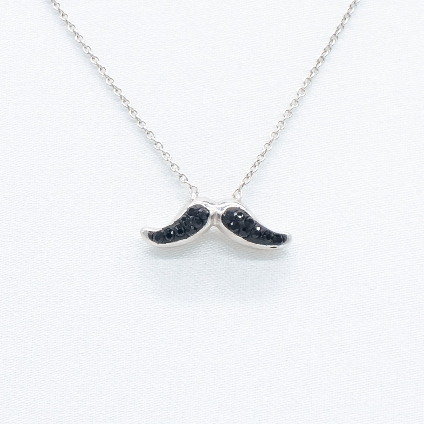 Hipster Mustache Shiny Necklace